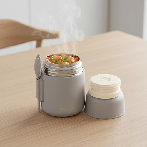 Bernardo Duo Yemek Termosu 500 Ml Gri