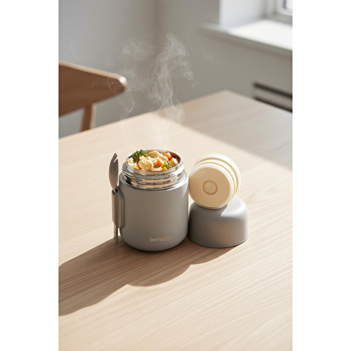 Bernardo Duo Yemek Termosu 500 Ml Gri Bernardo Duo Yemek Termosu 500 Ml Gri