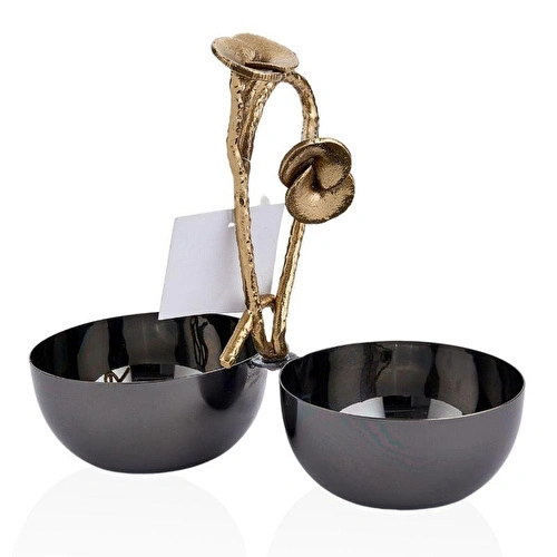 Cornella Rose 2'li Sunum Kasesi Silver - Gold Cornella Rose 2'li Sunum Kasesi Silver - Gold