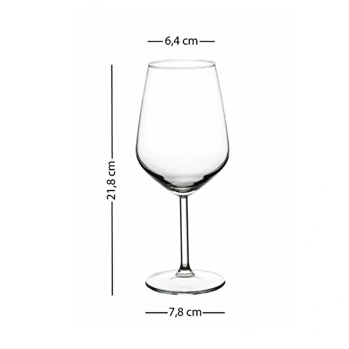 Rakle Matte 4'lü Kadeh Seti Mavi 490 Cc