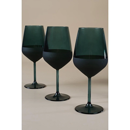 Rakle Matte 4'lü Kadeh Seti Yeşil 490 Cc