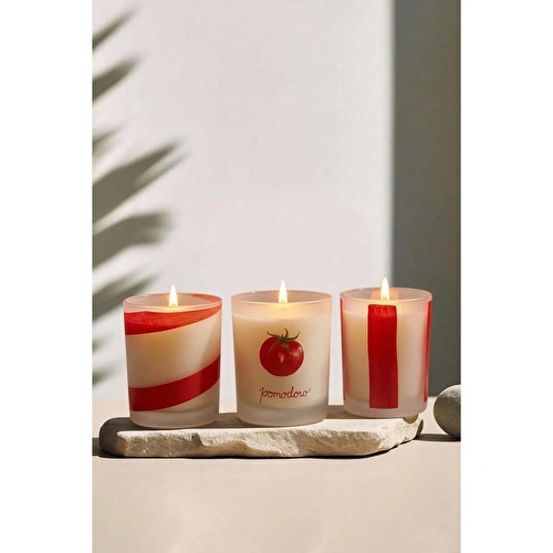 Rakle Pomodoro El Yapımı 3'lü Mum Seti 120 Gr