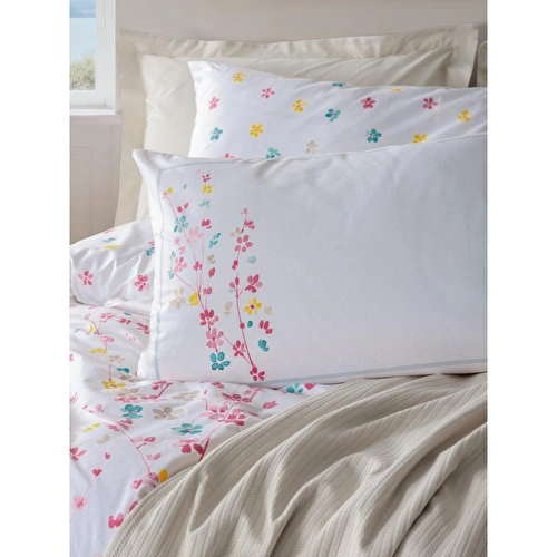 Cotton Box Vivid Çift Kişilik Pikeli Nevresim Takımı Flare Bej