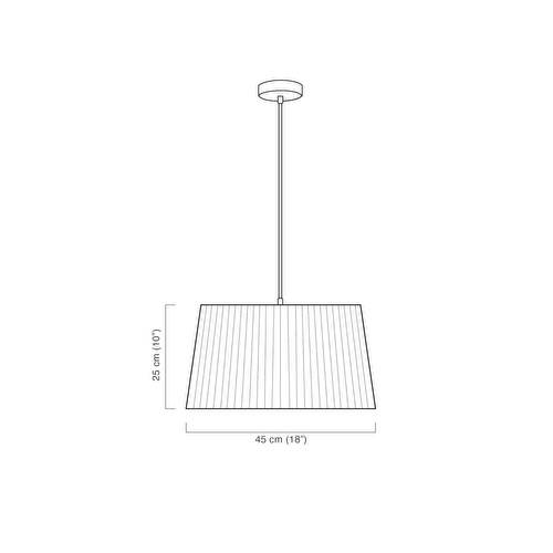 Soli Workshop Esenta Kumaş Sarkıt Aydınlatma