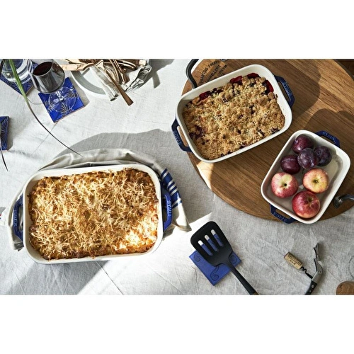 Staub Fırın Kabı Seti 3 Parça Koyu Mavi Staub Fırın Kabı Seti 3 Parça Koyu Mavi