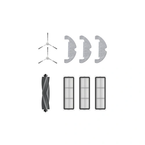 Dreame D10 Plus Gen 2 Için Aksesuar Seti 1 X Ana Fırça(kauçuk)+2 X Yan Fırça+3 X Toz Kutusu Filtresi+3 X Yıkamasız Paspas Pedi