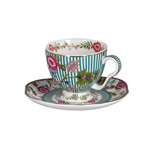 Lucky Art Florine Bone 6lı Kahve Fincan Seti Lucky Art Florine Bone 6lı Kahve Fincan Seti