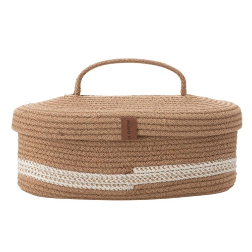 Mudo Home Venus Oval Düzenleyi̇ci̇ Sepet Kahve 30x13x11