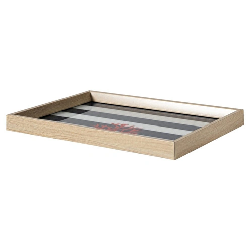 Mudo Home Coral Dekorati̇f Tepsi̇ 31x42 Cm