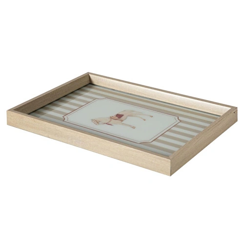 Mudo Home Horse Dekorati̇f Tepsi̇ 31x42 Cm Mudo Home Horse Dekorati̇f Tepsi̇ 31x42 Cm