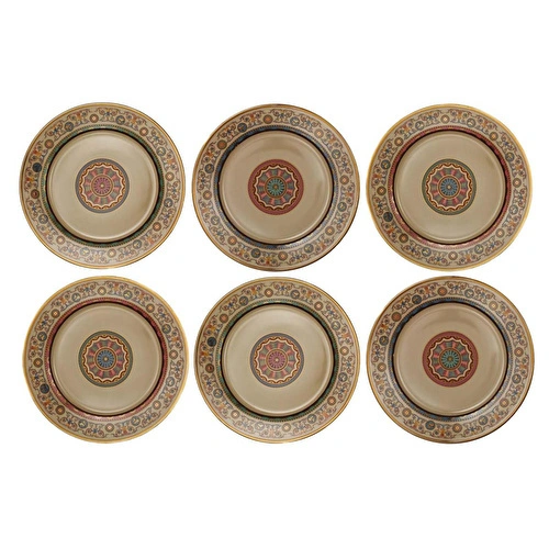 Lucky Art Rosea Bone 27 Cm 6li Tabak Seti