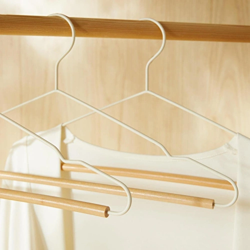 Ocean Home Textile 3'lü Ahşap Destekli Ekru Renk Metal Giysi Askısı 19.5 X 42 X 0.34 Cm Ocean Home Textile 3'lü Ahşap Destekli Ekru Renk Metal Giysi Askısı 19.5 X 42 X 0.34 Cm