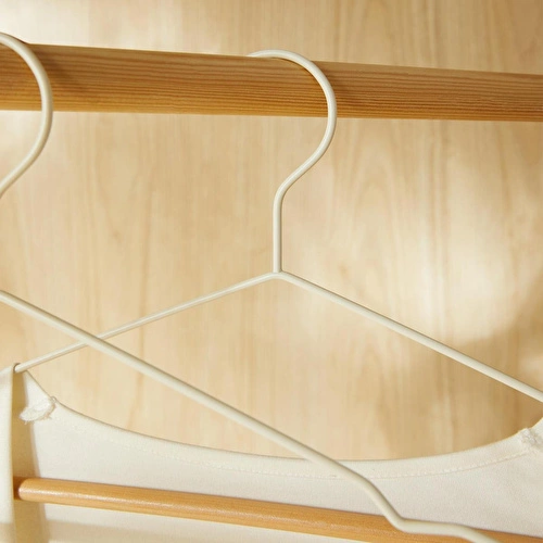 Ocean Home Textile 3'lü Ahşap Destekli Ekru Renk Metal Giysi Askısı 19.5 X 42 X 0.34 Cm Ocean Home Textile 3'lü Ahşap Destekli Ekru Renk Metal Giysi Askısı 19.5 X 42 X 0.34 Cm
