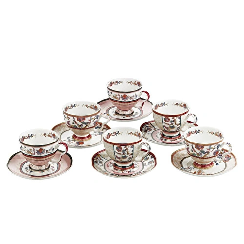 Lucky Art Serenity Bone 6li Cay Fincan Seti