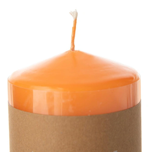 Mudo Home Sütun Mum Turuncu 7x7cm Mudo Home Sütun Mum Turuncu 7x7cm