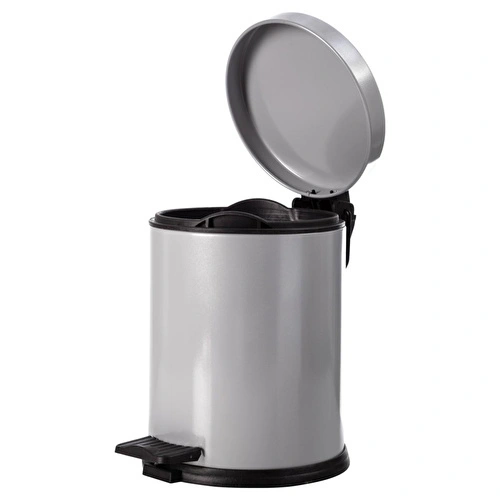 Mudo Home 3lt Pedalli Çöp Kovasi Gri̇