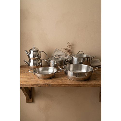 Bambum Rose 10 Parça Çelik Tencere Takımı Bambum Rose 10 Parça Çelik Tencere Takımı