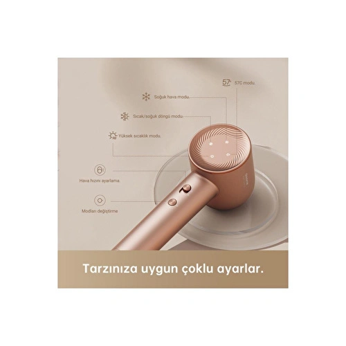 Dreame Hair Glory Saç Kurutma Makinesi Rose Dreame Hair Glory Saç Kurutma Makinesi Rose