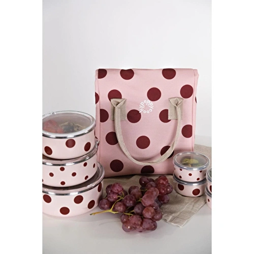 Emaylabxpeppythings Cherry 3’lü Set – Emaye Saklama Kabı, Emaye Kahvaltılık & Termal Taşıma Çantası 10 Litre Emaylabxpeppythings Cherry 3’lü Set – Emaye Saklama Kabı, Emaye Kahvaltılık & Termal Taşıma Çantası 10 Litre