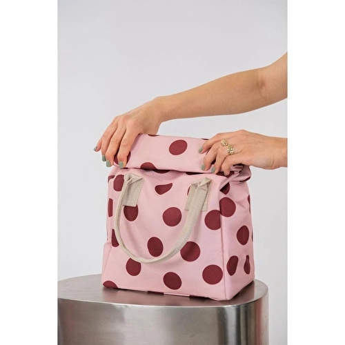 Emaylabxpeppythings Cherry Termal Yemek Taşıma Çantası – Isı Yalıtımlı, Su Geçirmez Beslenme Çantası