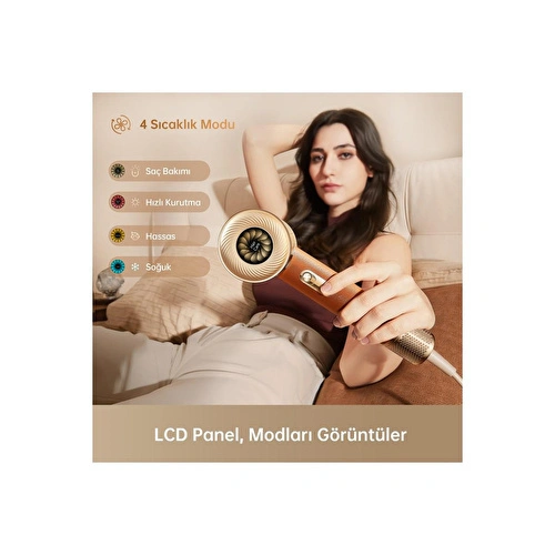 Dreame Hair Miracle Saç Kurutma Makinesi - Gold Dreame Hair Miracle Saç Kurutma Makinesi - Gold