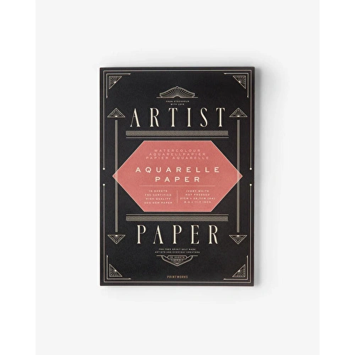 Printworks 15 Yaprak Sulu Boya Defteri - Aquarelle