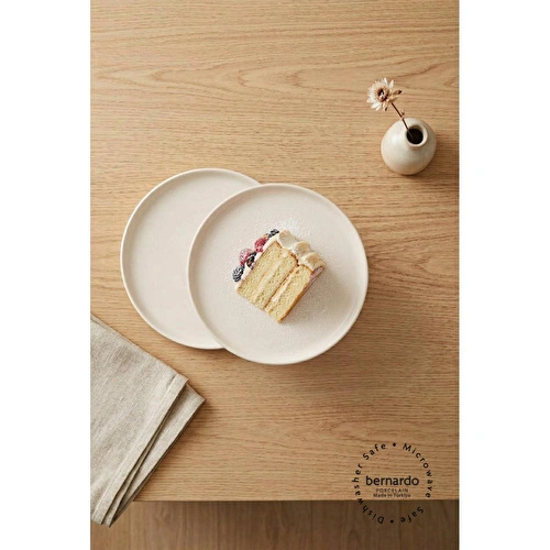 Bernardo Vera 6 Parça Pasta Takımı Beyaz