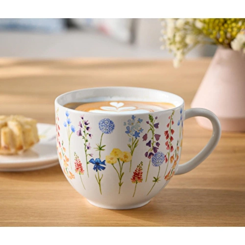 Tchibo Latte Kupası, Xl, Çiçekli