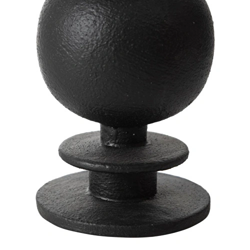 Mudo Home Black Stone Mumluk 10x10x18 Cm