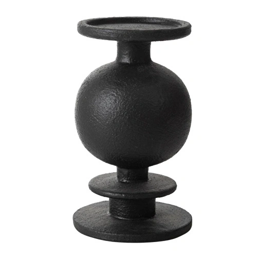 Mudo Home Black Stone Mumluk 10x10x18 Cm