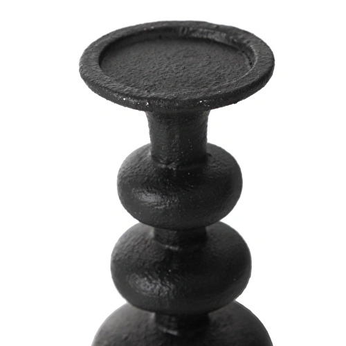 Mudo Home Black Stone Mumluk 8x8x22 Cm