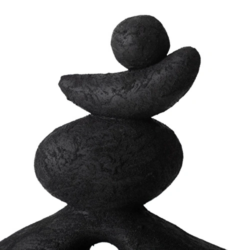 Mudo Home Black Stone Bi̇blo 21x10x28 Cm