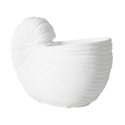 Mudo Home White Shell Vazo 21x10x15 Cm