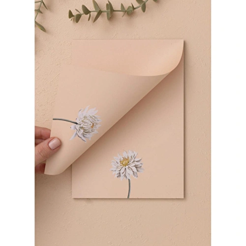 The Mia Art Line Mini Notluk Dahlia 15 X 21 Cm 40 Yaprak