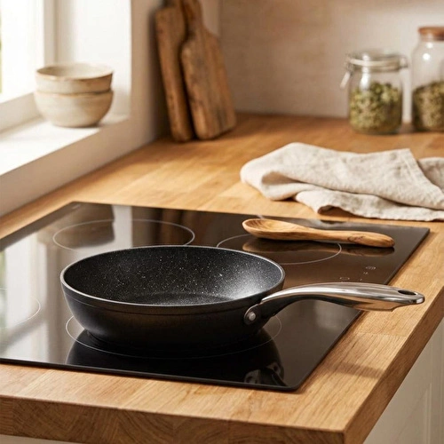 Bernardo Chef Line Granit Tava Siyah 22cm