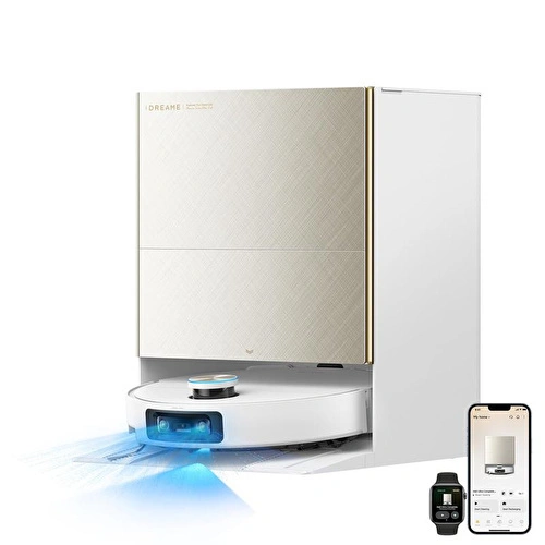 Dreame X60 Ultra Complete Robot Süpürge Beyaz, 35.000pa Emiş Gücü