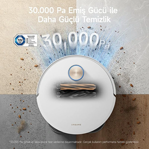 Dreame X50 Pro Ultra Complete Robot Süpürge Beyaz, 30.000pa Emiş Gücü