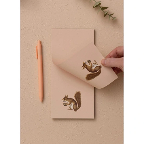 The Mia Art Line Mini Notluk Squirrel 10 X 21 Cm 40 Yaprak