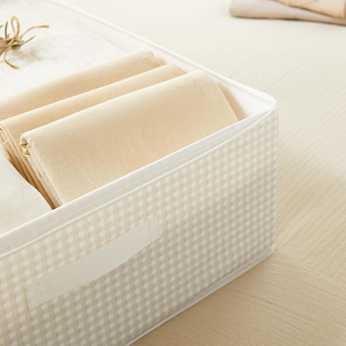 Home Wave 2'li Gri Pötikare Destekli Kutu Hurç Set 31 X 38 X 12 + 45 X 55 X 18 Cm
