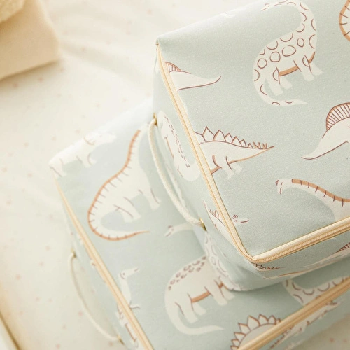 Ocean Home Textile 4'lü Çocuk Odası Dinozor Hurç Set 2 Adet 30 X 22 X 18 / 2 Adet 52 X 28 X 21 Cm