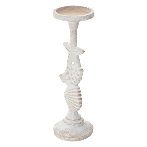 Mudo Home Sea World Mumluk Beyaz 10x10x32 Cm