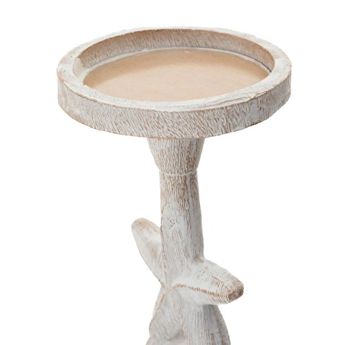 Mudo Home Sea World Mumluk Beyaz 11x11x42 Cm