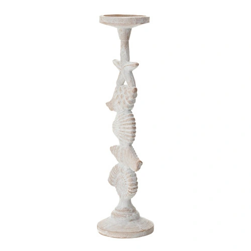 Mudo Home Sea World Mumluk Beyaz 11x11x42 Cm