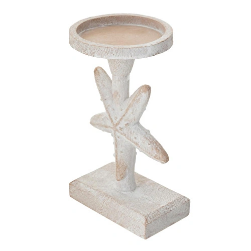 Mudo Home Starfish Mumluk Beyaz 11x10x20 Cm