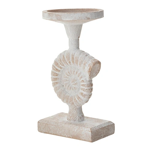 Mudo Home Shell Mumluk Beyaz 11x10x21 Cm