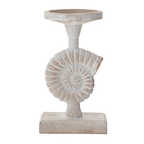 Mudo Home Shell Mumluk Beyaz 11x10x21 Cm