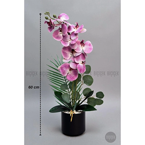 Biçiçek Yapay Phalaenopsis Orkide Buyuk Boy