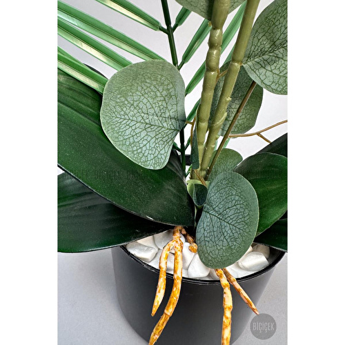 Biçiçek Yapay Phalaenopsis Orkide Buyuk Boy