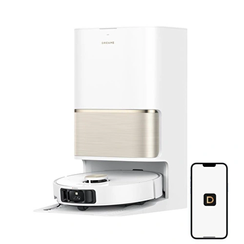 Dreame L50 Ultra Robot Süpürge Beyaz, 19.500pa Emiş Gücü