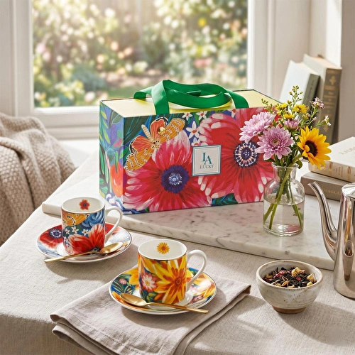 Lucky Art Vivelle Bone 2’lu Kahve Fincanı Seti 100 Ml